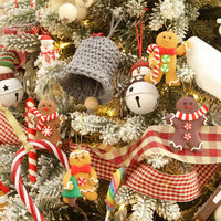 12Pcs Gingerbread Man Christmas Tree Hanging Pendants Xmas Decor