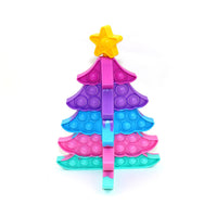 Christmas Push Pop It Fidget Toy Sensory Stress Relief