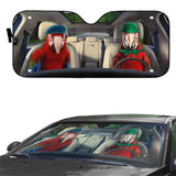 3D Digital Printing Car Window Sunshade Thickened Laser Film Composite PE Cotton Sunscreen Pad