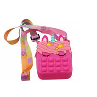 Unicorn Pop Fidget Toy Shoulder Bag for Kids