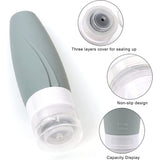 4 Pack Silicone Travel Bottle Set Refillable Toiletry Containers Leak Proof Squeezable and Portable Travel Bottles Set