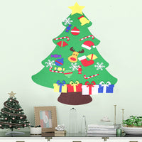 Wall Hanging DIY Felt Xmas Tree + 26Pc Detachable Ornaments Set