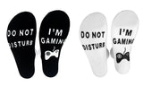 2 Pairs 'Do Not Disturb I'm Gaming' Socks