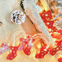 1.5m 10 LED Christmas Socks String Lights