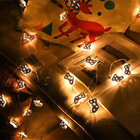 1.5m 10 LED Christmas Socks String Lights