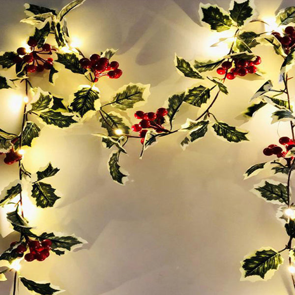 2m 20 LED Christmas Berry Garland String Light