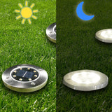 4 X LED Solar Power Lights Garden Ground Outdoor Lamps for Yard Fences Walkway Lawn