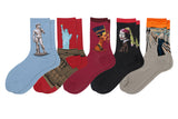 5Pairs Famous Art Socks