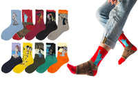 5Pairs Famous Art Socks