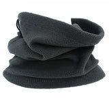 2Pcs Men Women's Winter Fleece Snood Scarf Neck Warmer Thermal Ski Beanie Hat Cap