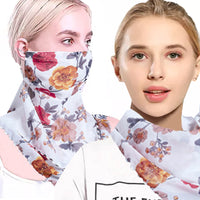 Flower Print Lightweight Scarf