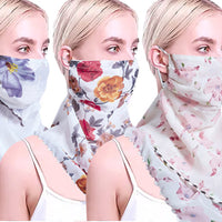 Flower Print Lightweight Scarf