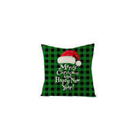 2Pcs Christmas Cotton Linen Pillowcase