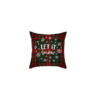 2Pcs Christmas Cotton Linen Pillowcase