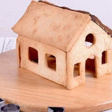 10Pcs Gingerbread House Stainless Steel Biscuit Molds