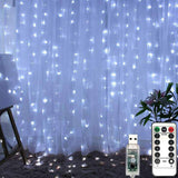 3 x 3m 300LED Curtain String Light Outdoor Indoor Party String Light Home Decoration String Light USB Fairy String Light