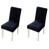 2Pcs  Elastic Grid Chair Covers