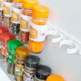 4pcs or 8pcs Spice Clips Organizer Adhesive Spice Bottle Storage Shelf Clip Rack Cabinet Door Spice Clips