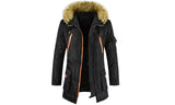 Men's Faux Fur Hooded Padded Jacket