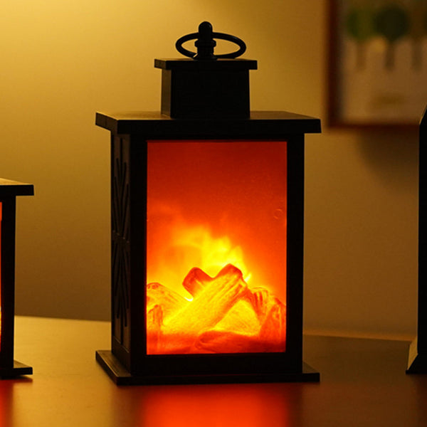 Flameless Fireplace Lantern