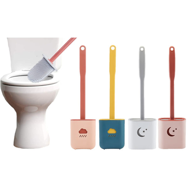 Silicone Toilet Brush with Holder