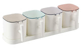 Set of 3 or 4 Seasoning Container Box