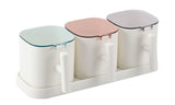 Set of 3 or 4 Seasoning Container Box