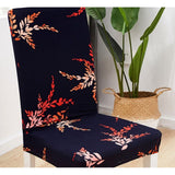 2Pcs Stretch Floral Printed Chair Covers