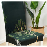 2Pcs Stretch Floral Printed Chair Covers