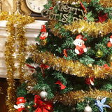 2Pcs Christmas Tinsel Garland