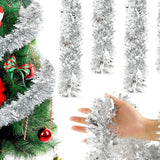 2Pcs Christmas Tinsel Garland