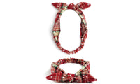 2Pcs Christmas Bowknot Headbands