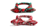 2Pcs Christmas Bowknot Headbands