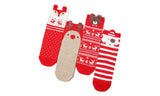 Set of 4Pairs Christmas Socks