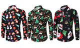 Men's Christmas Printed Shirt