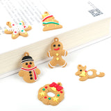 6pcs Gingerbread Man Christmas Tree Hanging Pendants Christmas Tree Hanging Decorations Cute Christmas Party Ornaments