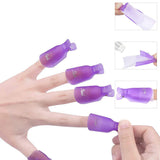 Gel Nail Polish Remover Tools Kit with Nail Clips Nail Remover Pads