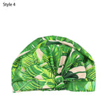 Women Shower Cap Reusable Long Hair Cap Bathroom Waterproof Hair Cap Elasticity Bathing Shower Hat