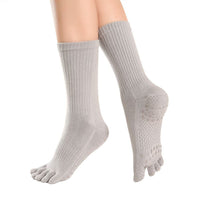 Pair of  Anti Slips Full Toe Tube Socks