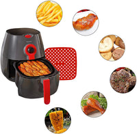 2PCS Air Fryer Liners Reusable Baking Pads Air Fryer Mats Steaming Basket Mats Non-Stick Liners for Air Fryers