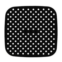 2PCS Air Fryer Liners Reusable Baking Pads Air Fryer Mats Steaming Basket Mats Non-Stick Liners for Air Fryers