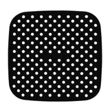 2PCS Air Fryer Liners Reusable Baking Pads Air Fryer Mats Steaming Basket Mats Non-Stick Liners for Air Fryers