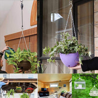 2Pcs Plant Pulley Retractable Hangers