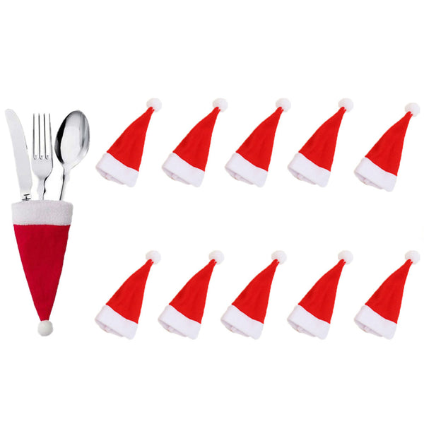 Christmas Santa Hat Cutlery Holder