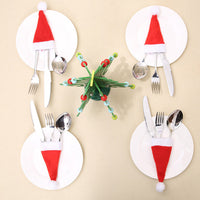 Christmas Santa Hat Cutlery Holder