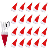 Christmas Santa Hat Cutlery Holder