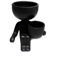 Imitation Human Shaped Ceramic Flowerpot