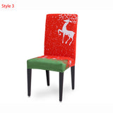 2Pcs Christmas Chair Covers