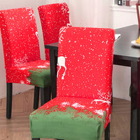 2Pcs Christmas Chair Covers