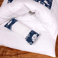 Japanese-Style Cat Bed Sleeping Bag with Pillow